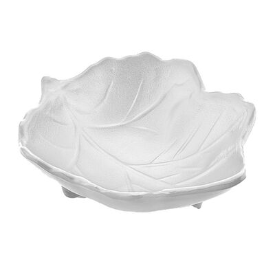 Biradlı BRD-104B Minimal Melamin Yaprak Sunum Tabağı, 10x8x3 cm, Beyaz 1 Biradlı BRD-104B Minimal Melamin Yaprak Sunum Tabağı, 10x8x3 cm, Beyaz