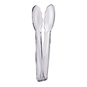 Biradlı PCT-SEF Polikarbon Servis Maşası, 23 cm, Şeffaf