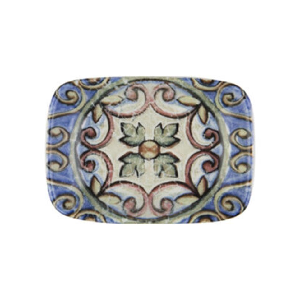 Id Fine Amalfi Quadro Dikdörtgen Kayık Tabak 10 cm