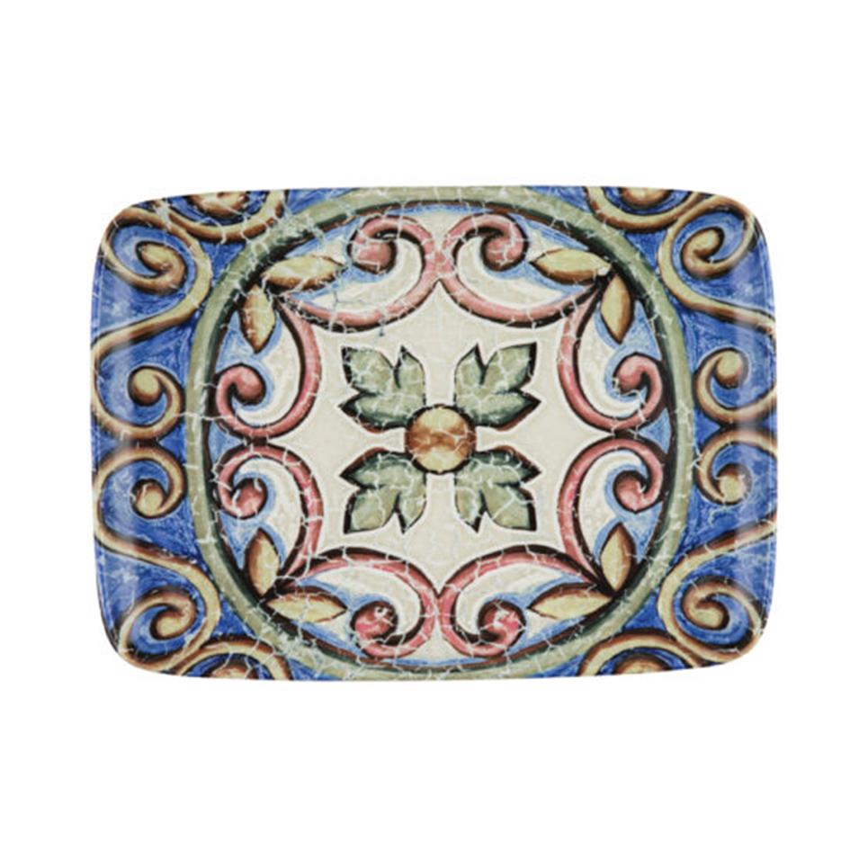 Id Fine Amalfi Quadro Dikdörtgen Tabak 31 cm