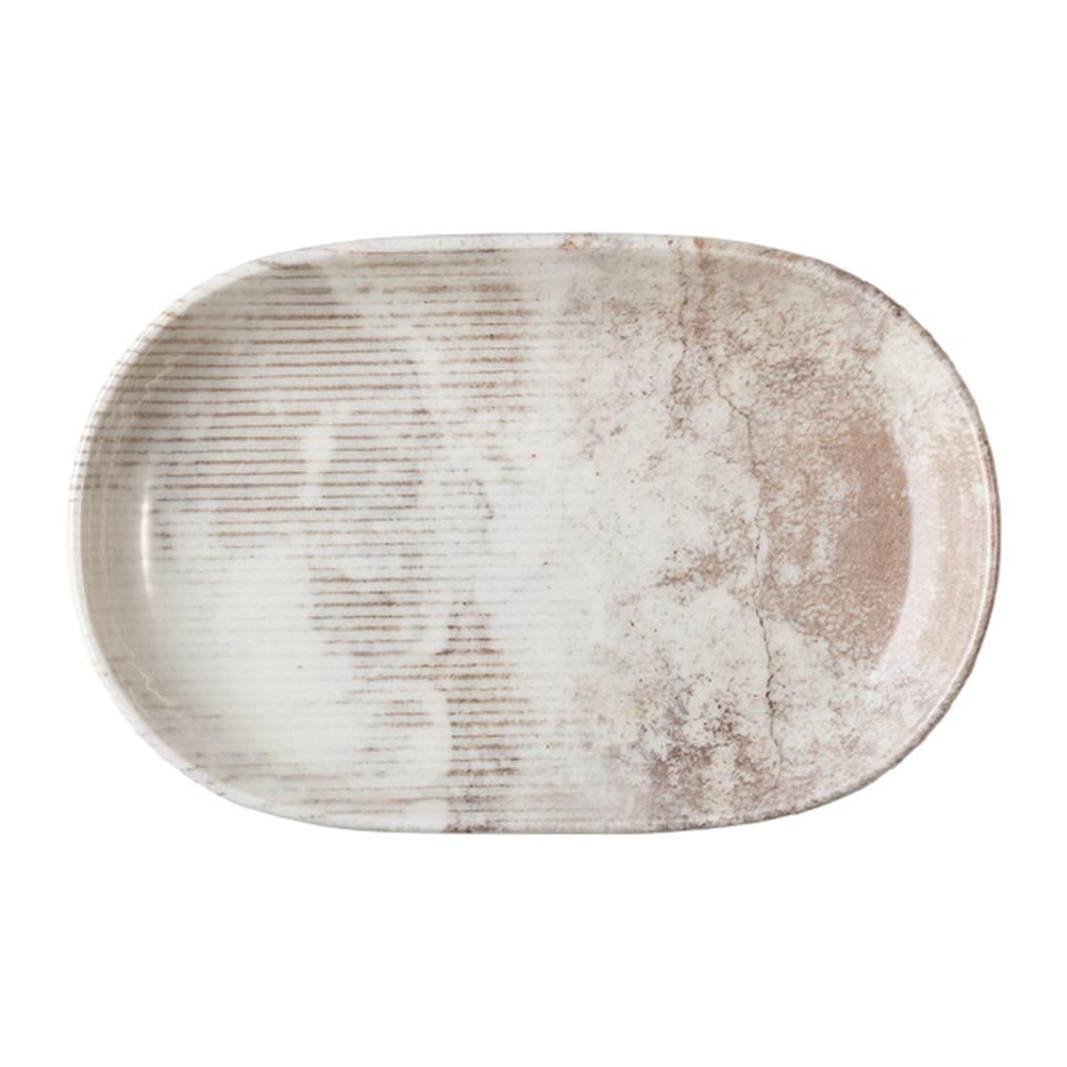 Id Fine Atlanta Oval Kayık Tabak 18 cm