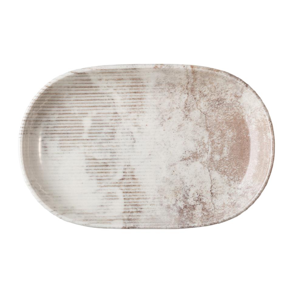 Id Fine Atlanta Oval Kayık Tabak 23 cm