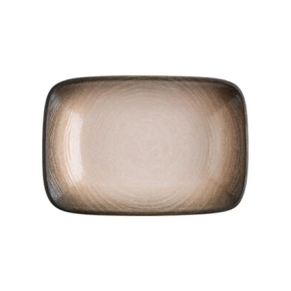 Id Fine Canyon Dikdörtgen Kayık Tabak 18 cm