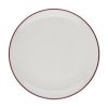 Id Fine Modest Maroon Düz Tabak 19 cm