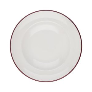 Id Fine Modest Maroon Miro Çukur Tabak 25 cm