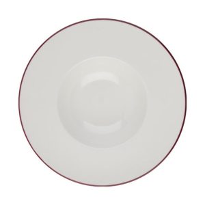 Id Fine Modest Maroon Miro Çukur Tabak 29 cm