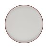 Id Fine Modest Maroon Stolt Düz Tabak 16,5 cm