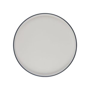 Id Fine Modest Navy Stolt Düz Tabak 21 cm
