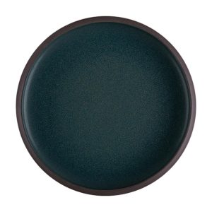Id Fine Roots Teal Celesta Düz Tabak 27 cm