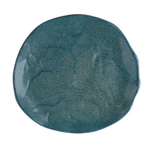 Id Fine Roots Teal Sonnet Düz Tabak 15 cm