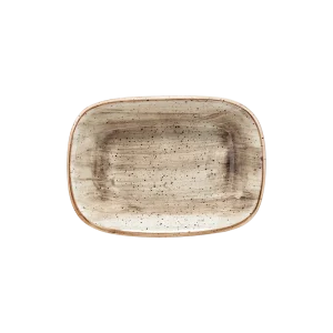 Bonna Terrain Gourmet Porcelain Rectangular Boat Plate 17x11,5cm